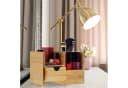 relaxdays Schreibtisch Organizer aus Bambus mit Schublade Bild 5
