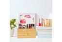 relaxdays Aufbewahrungsbox Bambus Natur Ordnungsbox Bild 1