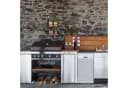 relaxdays Wandregal Industrial Schwarz/Natur Bild 1