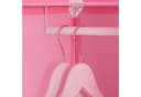 relaxdays Steckregal Kinder Rosa mit Kleiderstangen Bild 5