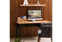 relaxdays Schreibtisch-Organizer mit 2 Schubfächern Bambus Natur Bild 5
