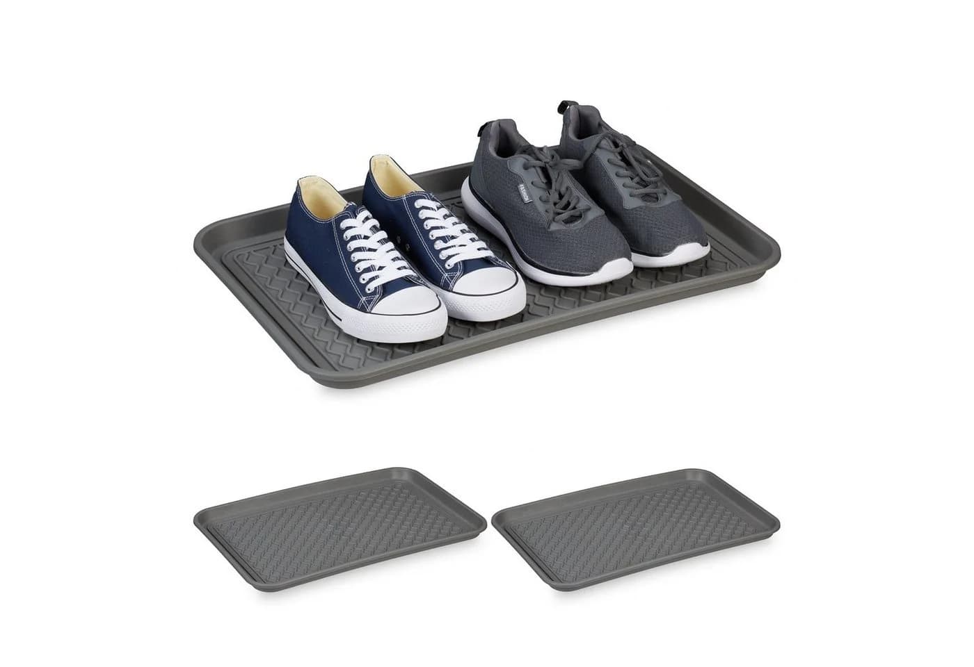 relaxdays Schuhabtropfschale 3er Set 60 x 40 cm - Bild 2