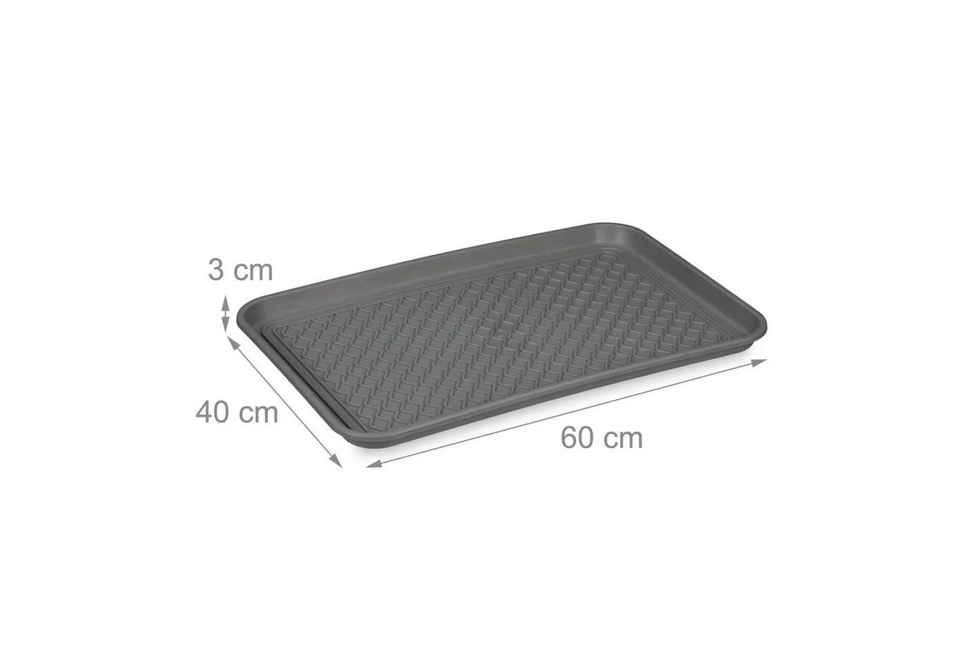 relaxdays Schuhabtropfschale 3er Set 60 x 40 cm - Bild 4