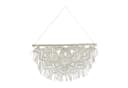 relaxdays Makramee Wandbehang Creme Handgeknüpft Boho Stil Bild 2