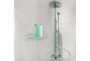 relaxdays Duschkorb Eck Duschablage ohne Bohren Silber Bild 1
