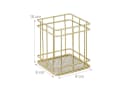 relaxdays Stiftehalter 2er Set Gold Eisen Organizer Bild 4