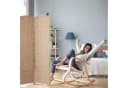 relaxdays Paravent in Natur 3-teilig Faltbar Bild 3