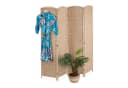 relaxdays Paravent 4-teilig Naturto Raumteiler Bild 2
