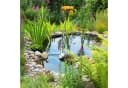 RELAXDAYS Gartenfigur Reiher 2er Set Grau Schwarz Rot Bild 5
