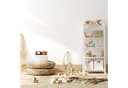 relaxdays Aufbewahrungskorb 4er Set Bambus Creme-Weiß Bild 5