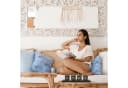 relaxdays Teelichthalter mit Tablett Home Schwarz-Gold Bild 3