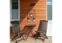 relaxdays Blumenkastenhalter Schwarz Retro-Design Bild 5