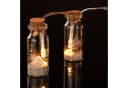 relaxdays Mini Glasflaschen 72er Set mit Korken Transparent Bild 5
