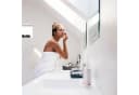 relaxdays Regalkorb Schwarz Bambus Aufbewahrungskorb mit Stoffeinsatz Bild 3