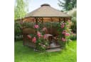 Relaxdays Rankhilfe 100 cm 2er Set Schwarz Bild 1