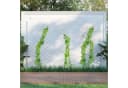 relaxdays Ausziehbares Rankgitter 3er Set Weiß Kunststoff Bild 1
