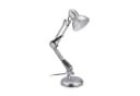 relaxdays Schreibtischlampe Retro silber/schwarz mit Gelenkarm Bild 2