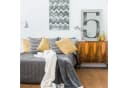 relaxdays Schreibtischlampe Retro silber/schwarz mit Gelenkarm Bild 5