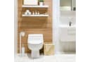 relaxdays Toilettenpapierhalter WC Garnitur Weiß Bild 1