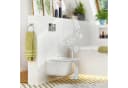 relaxdays Toilettenpapierhalter WC Garnitur Weiß Bild 5