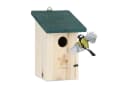 relaxdays Vogelhaus Nistkasten Grün Tannenholz Bild 2