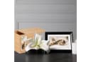 relaxdays Holzkiste Tierurne aus Bambus Natur Bild 1