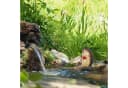 RELAXDAYS Gartenfigur Igel Braun Rot Weiß Polyresin Bild 1