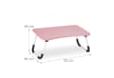 relaxdays Laptoptisch Pink - Faltbarer Schoßtisch mit Eisengestell Bild 4