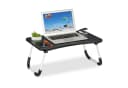 relaxdays Laptoptisch Schwarz - Klapptisch für Bett und Couch Bild 2
