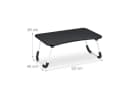 relaxdays Laptoptisch Schwarz - Klapptisch für Bett und Couch Bild 4