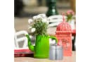 relaxdays Aschenbecher mit Deckel Edelstahl Silber Bild 1