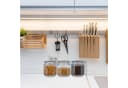 relaxdays Vorratsglas 6er Set mit Deckel 1300 ml Glas Transparent Bild 1