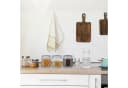 relaxdays Vorratsglas 6er Set mit Deckel 1300 ml Glas Transparent Bild 5