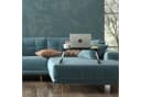 relaxdays Laptoptisch mit Tablet- & Getränkehalterung Schwarz/Weiß Bild 5