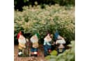 relaxdays Gartenzwerg 4er Set Musiker Bunt Kunststein Bild 5