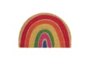 relaxdays Fußmatte Kokos Regenbogen Halbrund Bild 2