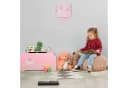 relaxdays Hängeleuchte Hängelampe für Kinderzimmer Einhorn Rosa Bild 1
