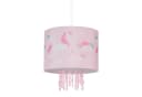 relaxdays Hängeleuchte Hängelampe für Kinderzimmer Einhorn Rosa Bild 2