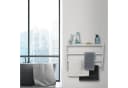 relaxdays Handtuchhalter Weiß Wand mit Ablage 3 Stangen Bild 5