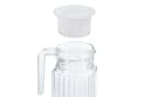 relaxdays Wasserkrug 2x Saftkrug Glas 1l Transparent Bild 5