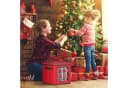 relaxdays Weihnachtskugel Aufbewahrungsbox 2er Set Rot Grün Bild 3