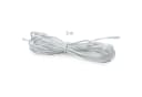 relaxdays LED Lichtkranz 25 cm Silber Warmweiß Bild 5