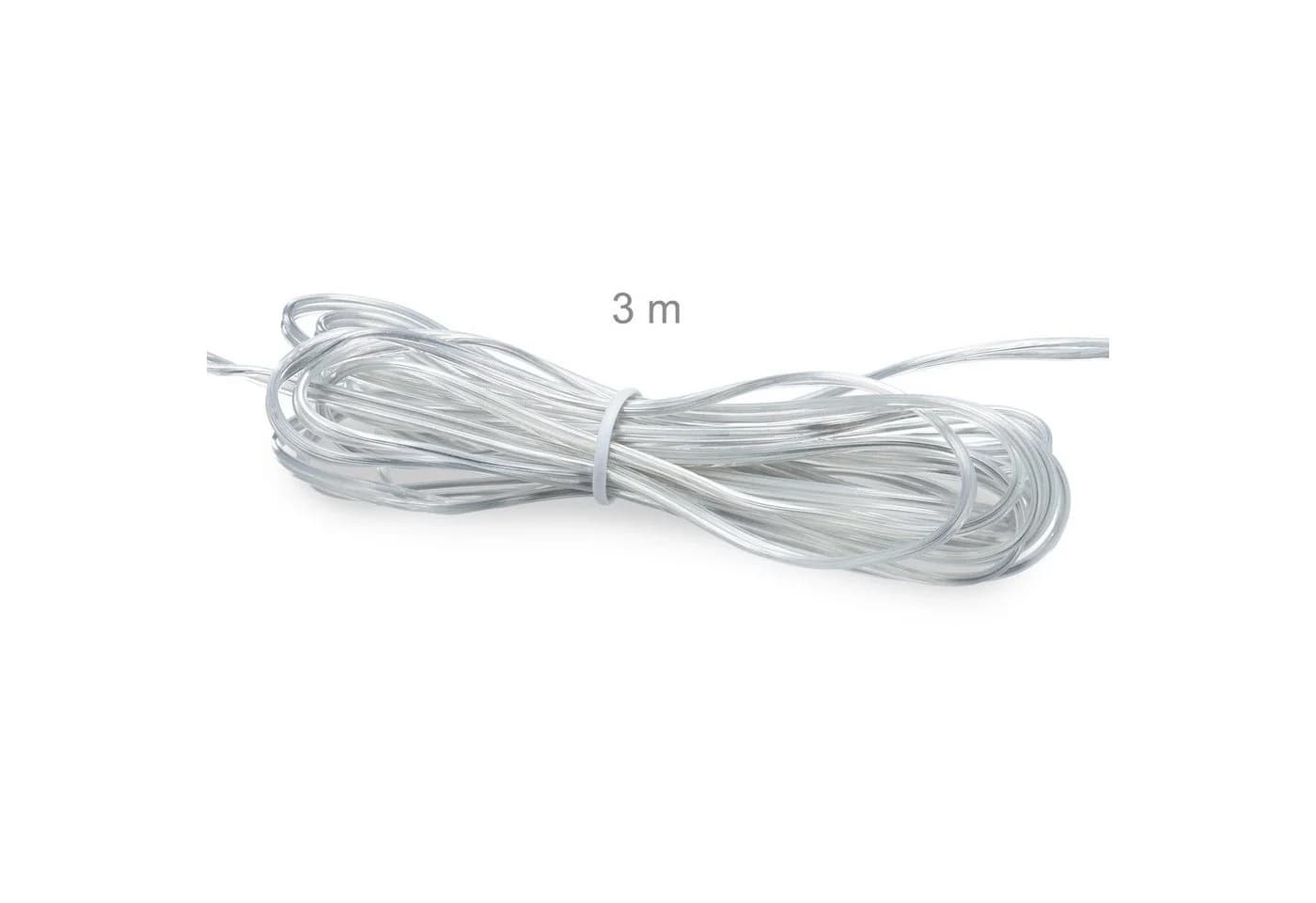 relaxdays LED Lichtkranz 25 cm Silber Warmweiß - Bild 5