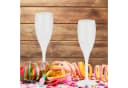 relaxdays Sektglas 6er Set Kunststoff Weiß Bild 1