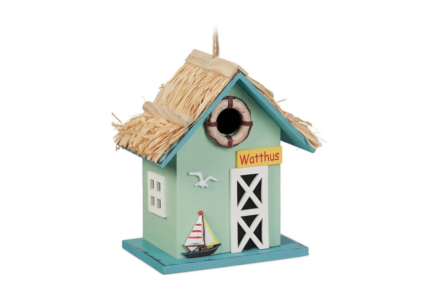 RELAXDAYS Vogelhaus Deko Strandhausstil Bunt - Bild 2
