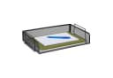 relaxdays Briefablage Stapelbar Schwarz Stahl Mesh Bild 2