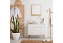 relaxdays Wandspiegel Bambus mit Ablage Natur Bild 1