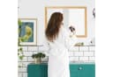 relaxdays Wandspiegel mit Bambusrahmen Natur Modern Bild 3