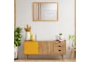 relaxdays Wandspiegel mit Bambusrahmen Natur Modern Bild 5