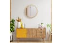 relaxdays Wandspiegel rund mit Bambusrahmen Natur Bild 5